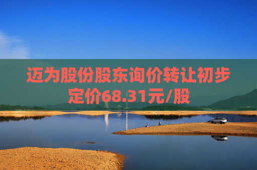迈为股份股东询价转让初步定价68.31元/股