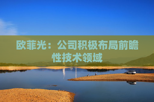 欧菲光：公司积极布局前瞻性技术领域