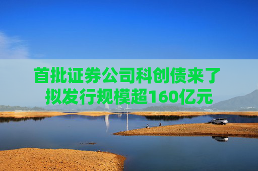 首批证券公司科创债来了 拟发行规模超160亿元