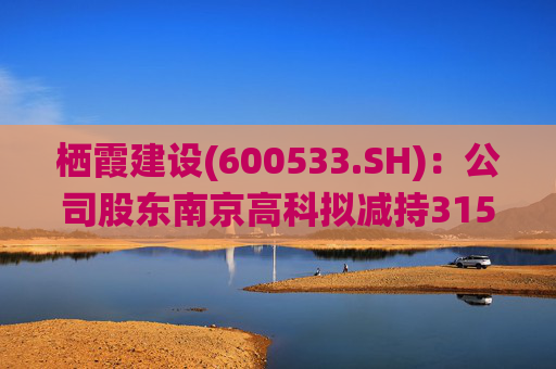 栖霞建设(600533.SH)：公司股东南京高科拟减持3150万股，占公司总股本3%  第1张