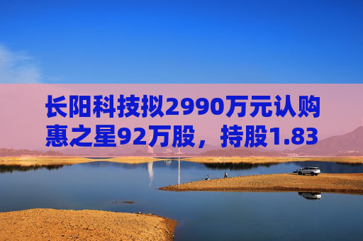 4480yy在线A片无码 长阳科技拟2990万元认购惠之星92万股，持股1.83%  第1张