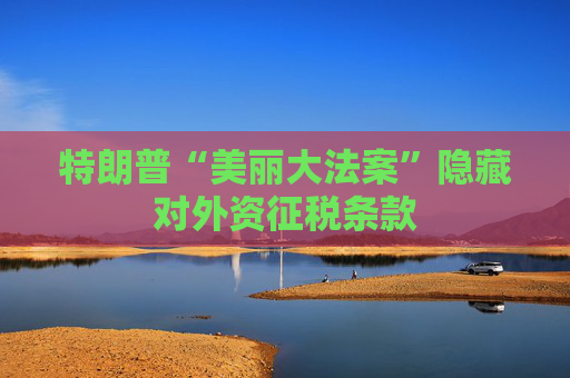特朗普“美丽大法案”隐藏对外资征税条款