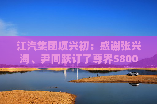 江汽集团项兴初：感谢张兴海、尹同跃订了尊界S800