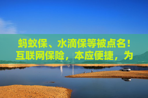 蚂蚁保、水滴保等被点名！互联网保险，本应便捷，为何给消费者出难题？