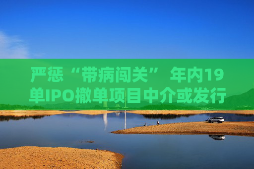严惩“带病闯关” 年内19单IPO撤单项目中介或发行人受罚