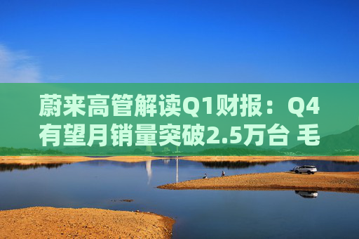 蔚来高管解读Q1财报：Q4有望月销量突破2.5万台 毛利率超20%