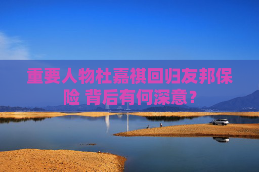 重要人物杜嘉祺回归友邦保险 背后有何深意？