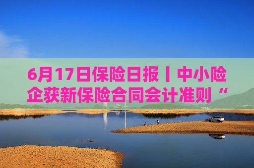 6月17日保险日报丨中小险企获新保险合同会计准则“减压阀”，保险中介行业竞相上市与黯然退场并现