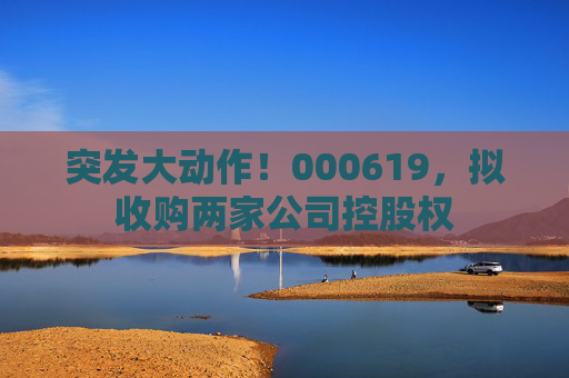 突发大动作！000619，拟收购两家公司控股权