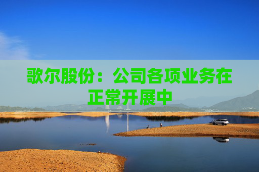歌尔股份：公司各项业务在正常开展中