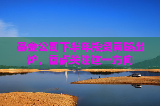 基金公司下半年投资策略出炉，重点关注这一方向
