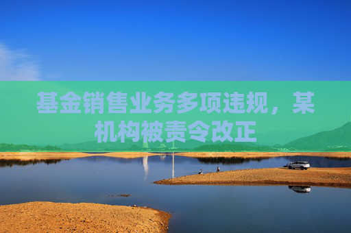 基金销售业务多项违规，某机构被责令改正