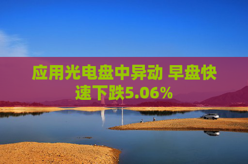 应用光电盘中异动 早盘快速下跌5.06%