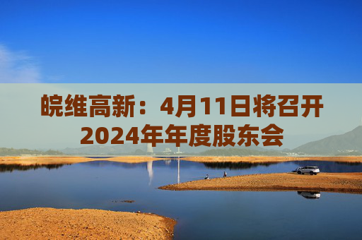 皖维高新：4月11日将召开2024年年度股东会