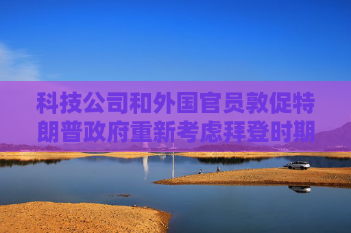 科技公司和外国官员敦促特朗普政府重新考虑拜登时期出台的AI芯片限制