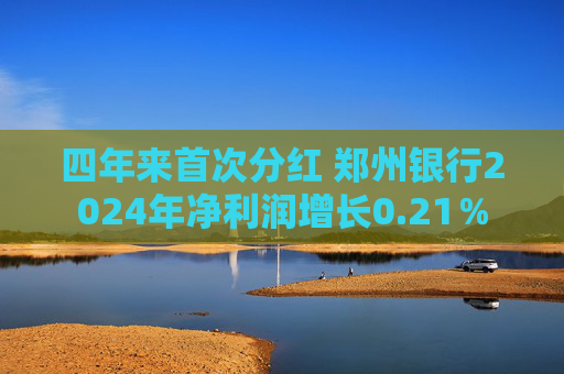 4500网约外围模特女神 四年来首次分红 郑州银行2024年净利润增长0.21％  第1张