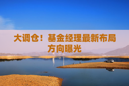 大调仓！基金经理最新布局方向曝光