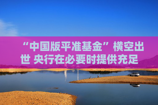 “中国版平准基金”横空出世 央行在必要时提供充足的再贷款支持