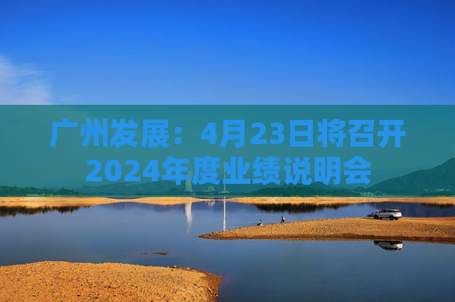 广州发展：4月23日将召开2024年度业绩说明会