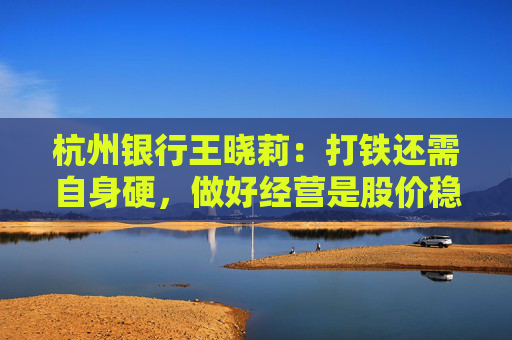 杭州银行王晓莉：打铁还需自身硬，做好经营是股价稳定的基本盘