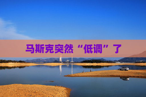 马斯克突然“低调”了