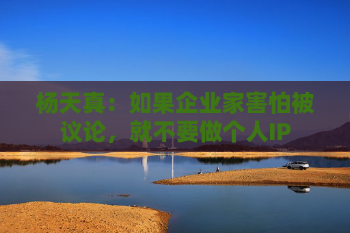 杨天真：如果企业家害怕被议论，就不要做个人IP
