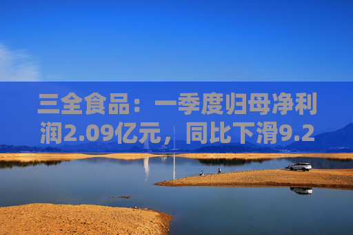 三全食品：一季度归母净利润2.09亿元，同比下滑9.22%