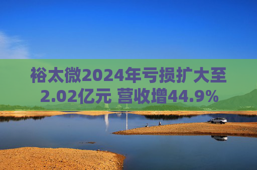裕太微2024年亏损扩大至2.02亿元 营收增44.9%
