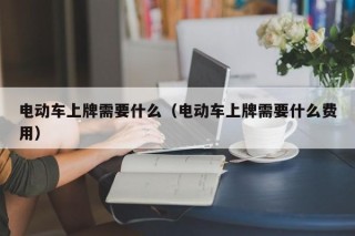 电动车上牌需要什么（电动车上牌需要什么费用）