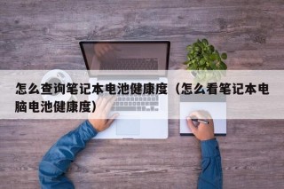 怎么查询笔记本电池健康度（怎么看笔记本电脑电池健康度）