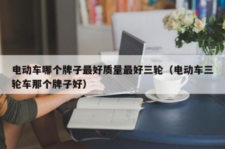 电动车哪个牌子最好质量最好三轮（电动车三轮车那个牌子好）