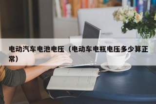 电动汽车电池电压（电动车电瓶电压多少算正常）