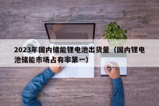 2023年国内储能锂电池出货量（国内锂电池储能市场占有率第一）