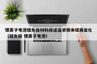 锂离子电池硅负极材料综述追求微米硅商业化（硅负极 锂离子电池）