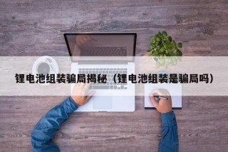 锂电池组装骗局揭秘（锂电池组装是骗局吗）