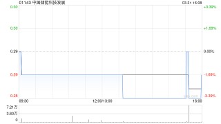 中国储能科技发展发布年度业绩 股东应占溢利803.6万港元同比增长52.86%