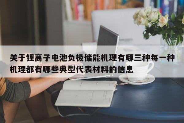 关于锂离子电池负极储能机理有哪三种每一种机理都有哪些典型代表材料的信息  第1张