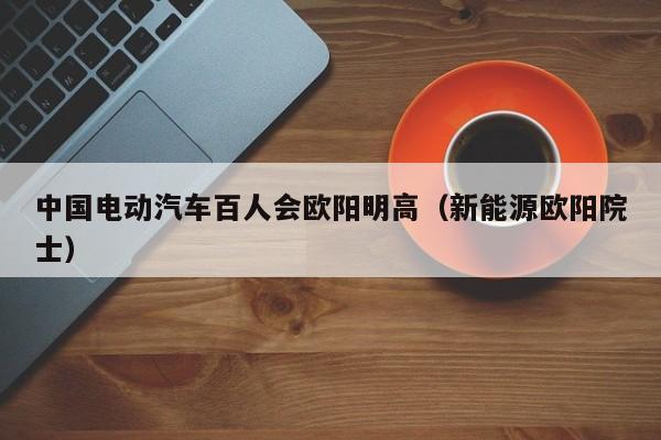 4480yy在线A片无码 中国电动汽车百人会欧阳明高（新能源欧阳院士）  第1张