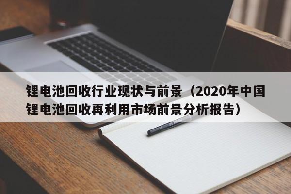 锂电池回收行业现状与前景（2020年中国锂电池回收再利用市场前景分析报告）  第1张