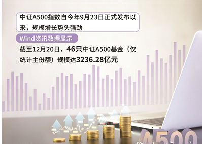 4480午夜理论免费无码 中证A500基金总规模突破3200亿元 创出新高  第1张