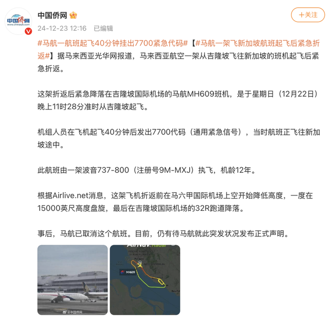 4480午夜理论免费无码 突发！马航MH609挂出7700代码，紧急折返  第3张