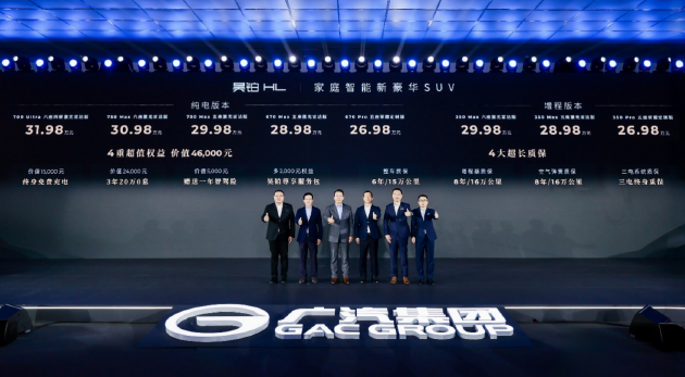 4500网约外围模特女神 广汽昊铂HL正式上市：30万元级SUV 搭载全链路安全体系  第1张