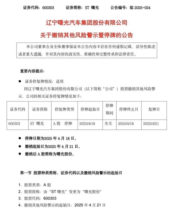 4480yy在线A片无码 ST曙光历时3年摘帽，近日股价表现强劲  第1张