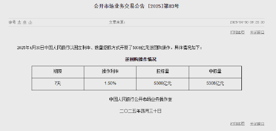 4480yy在线A片无码 央行今日开展5308亿元7天逆回购操作  第1张
