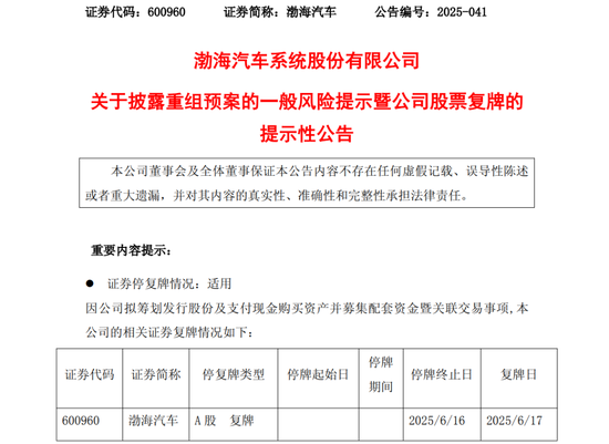 4480yy在线A片无码 重大重组！重大重组！600960、603151，明日复牌！  第1张