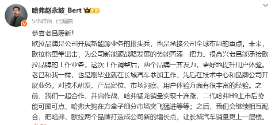 4500网约外围模特女神 长城欧拉总经理换帅 吕文斌接棒能否解开月销连降困局？  第3张