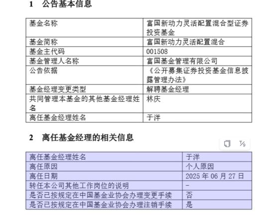 4500网约外围模特女神 富国于洋离职不意外，意外的是鹏华和淳厚的变动  第1张